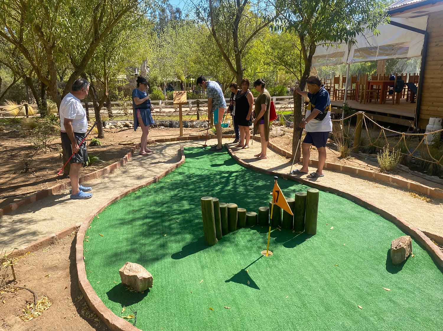 Minigolf familiar